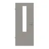 GARANT drzwi do pomieszczeń wilgotnych U12115SD szary platynowy GHK08 z przeszkleniem LA-5 na środku