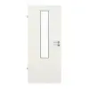 Drzwi do pomieszczeń wilgotnych GARANT, Biel ze strukturą Premium GCK08, z przeszkleniem LA-5 pośrodku