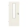 GARANT drzwi do pomieszczeń wilgotnych biały lakier 9010 CePaL z przeszkleniem LA-5 na środku