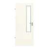 GARANT drzwi do pomieszczeń wilgotnych 9417-60 Snow White Resopal z przeszkleniem LA-5 po stronie zamka