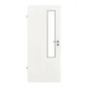 GARANT drzwi do pomieszczeń wilgotnych Authentic Bianco GCK08 z przeszkleniem LA-5 po stronie zamka