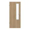 GARANT drzwi do pomieszczeń wilgotnych Authentic dąb szczelinowy GCK08 z przeszkleniem LA-5 po stronie zamka