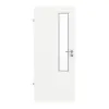 GARANT drzwi do pomieszczeń wilgotnych U11209SD szarotka GHK08 z przeszkleniem LA-5 od strony zamka