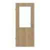 GARANT drzwi do pomieszczeń wilgotnych Authentic dąb szczelinowy GCK08 z przeszkleniem LA-6