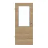 GARANT drzwi do pomieszczeń wilgotnych wzdłuż Authentic dąb szczelinowy GCK08 z przeszkleniem LA-6