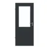 GARANT drzwi do pomieszczeń wilgotnych U12000SD wulkaniczna czerń GHK08 z wycięciem na szybę LA-6