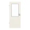 GARANT drzwi do pomieszczeń wilgotnych biały lakier 9010 GHK08 z przeszkleniem LA-6