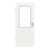 GARANT drzwi do pomieszczeń wilgotnych biały lakier 9016 GHK08 z przeszkleniem LA-6