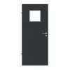 GARANT drzwi do pomieszczeń wilgotnych U12000SD wulkaniczna czerń GHK08 z przeszkleniem LA-8