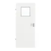 GARANT drzwi do pomieszczeń wilgotnych D354-60 Designer White Resopal z wycięciem na szybę LA-9
