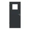 GARANT drzwi do pomieszczeń wilgotnych U12000SD wulkaniczna czerń GHK08 z przeszkleniem LA-9
