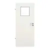 Drzwi do pomieszczeń wilgotnych GARANT, Biel ze strukturą Premium GCK08 z przeszkleniem LA-9