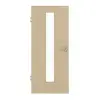 GARANT Drzwi wewnętrzne do obiektu, naturalny klon GCK08 z przeszkleniem LA-4 na środku