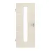 GARANT Drzwi wewnętrzne do obiektu Quer Authentic Perl GCK08 z przeszkleniem LA-4 na środku