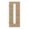 GARANT Drzwi wewnętrzne do obiektu Quer Authentic Risseiche GCK08 z przeszkleniem LA-4 na środku