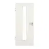 Drzwi wewnętrzne do obiektu GARANT Biel ze strukturą Premium GCK08 z przeszkleniem LA-4 na środku