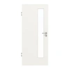 GARANT Drzwi wewnętrzne białe lakierowane 9016 z przeszkleniem LA-4 po stronie zamka