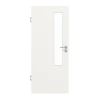 GARANT Drzwi wewnętrzne białe lakierowane 9016 z przeszkleniem LA-5 po stronie zamka