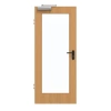GARANT drzwi przeciwpożarowe dębowe Premium CePaL z przeszkleniem LA-2