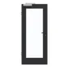 GARANT drzwi dymoszczelne matowy RAL 9005 G-TEC z przeszkleniem LA-2