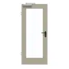 GARANT Drzwi dymoszczelne, matowe, szary jedwab 7044 G-TEC z przeszkleniem LA-2