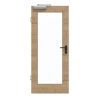 GARANT Drzwi dymoszczelne Układ poprzeczny Authentic Dąb szczelinowy CePaL z okienkiem LA-2