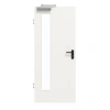 GARANT Drzwi przeciwpożarowe białe lakierowane 9016 z przeszkleniem LA-4 po stronie zawiasów
