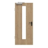 GARANT Drzwi dymoszczelne Authentic Dąb szczelinowy CePaL z przeszkleniem LA-4 centralnie