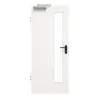 GARANT Drzwi dymoszczelne Quer Authentic Bianco CePaL z przeszkleniem LA-4 po stronie zamka