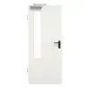 GARANT Drzwi dymoszczelne, Biel ze strukturą Premium CePaL, z przeszkleniem LA-5 od strony zawiasów