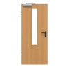GARANT drzwi przeciwpożarowe dębowe Premium CePaL z przeszkleniem LA-5 na środku