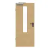 GARANT Drzwi dymoszczelne, authentic dąb sękaty, układ poprzeczny, CePaL, z przeszkleniem LA-5 na środku