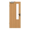 GARANT drzwi przeciwpożarowe dębowe Premium CePaL z przeszkleniem LA-5 po stronie zamka