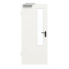 GARANT Drzwi przeciwpożarowe białe lakierowane 9016 z przeszkleniem LA-5 po stronie zamka