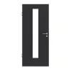 Drzwi dźwiękoszczelne GARANT matowe RAL 9005 G-TEC z centralnym przeszkleniem LA-4