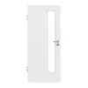 GARANT Drzwi dźwiękoszczelne, matowe, biały lakier 9016 G-TEC z przeszkleniem LA-4 po stronie zamka