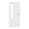 Drzwi dźwiękoszczelne GARANT biały lakier matowy 9016 G-TEC z przeszkleniem LA-5 po stronie zawiasów