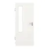 GARANT Drzwi dźwiękoszczelne Quer Authentic Bianco CePaL z przeszkleniem LA-5 po stronie zawiasów