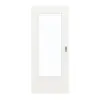 GARANT drzwi przesuwne biały lakier 9016 CePaL z wycięciem na szybę LA-DIN