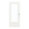 GARANT drzwi przesuwne biały lakier 9016 GHK08 z przeszkleniem LA-DIN