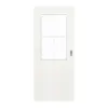 GARANT Drzwi przesuwne Quer Authentic Bianco CePaL z przeszkleniem LA-6, szpros SP0