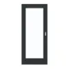 GARANT drzwi przesuwne U12000SD wulkaniczna czerń GHK08 z przeszkleniem LA-2