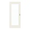GARANT drzwi przesuwne biały lakier 9010 GHK08 z przeszkleniem LA-2