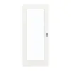 GARANT drzwi przesuwne biały lakier 9016 CePaL z przeszkleniem LA-2