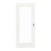 GARANT Drzwi przesuwne białe lakierowane 9016 GHK08 z przeszkleniem LA-2