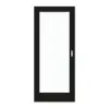 GARANT drzwi przesuwne 0901-60 Black Resopal z przeszkleniem LA-3