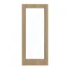 GARANT Drzwi przesuwne Authentic dąb szczelinowy GCK08 z przeszkleniem LA-3