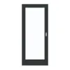 GARANT drzwi przesuwne U12000SD wulkaniczna czerń GHK08 z przeszkleniem LA-3
