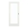 GARANT Drzwi przesuwne |Biel ze strukturą Premium GCK08 z przeszkleniem LA-3