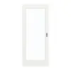 GARANT Drzwi przesuwne Białe lakier 9016 CePaL z przeszkleniem LA-3